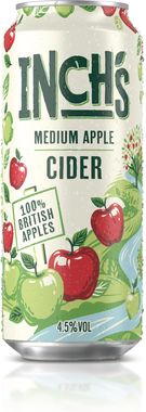 Inch's Medium Apple Cider, Can 440 ml x 24